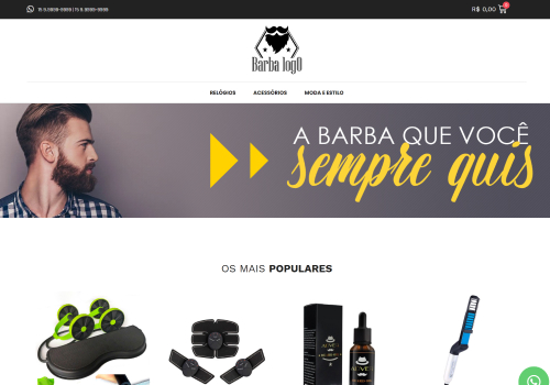 Loja de Produtos para Barba