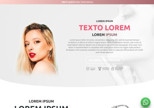 Landing Page - Autoestima Feminina