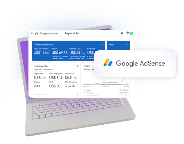 notebook adsense