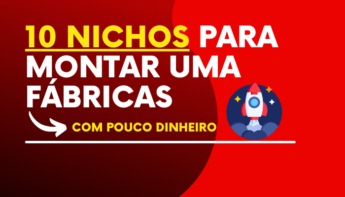 Negócio com pouco dinheiro