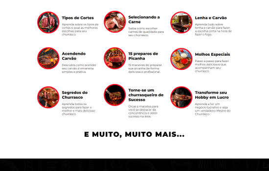 Websites - Site Mestre do churrasco